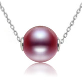 Purple Edison Lulutong Necklace 9-10mm【Pearlism】