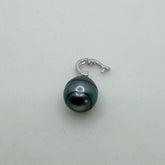 Acorn Design Black Tahitian Baroque Pearl Pendant Universal Clasp (10-12mm) (Free S925 Chain) ASBP001