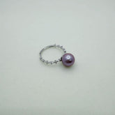 Blossoms Pearl Ring Freshwater Pearl Edison Pearl Ring Adjustable size (9-10mm)-AFER001