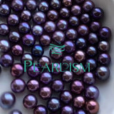 Blackberry (10-13mm Deep/Red Wine/Chocolate color Round Edison Pearl)