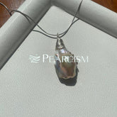 Hand Wrapped King Pearl 925 Sterling Silver Pendant【Pearlism】