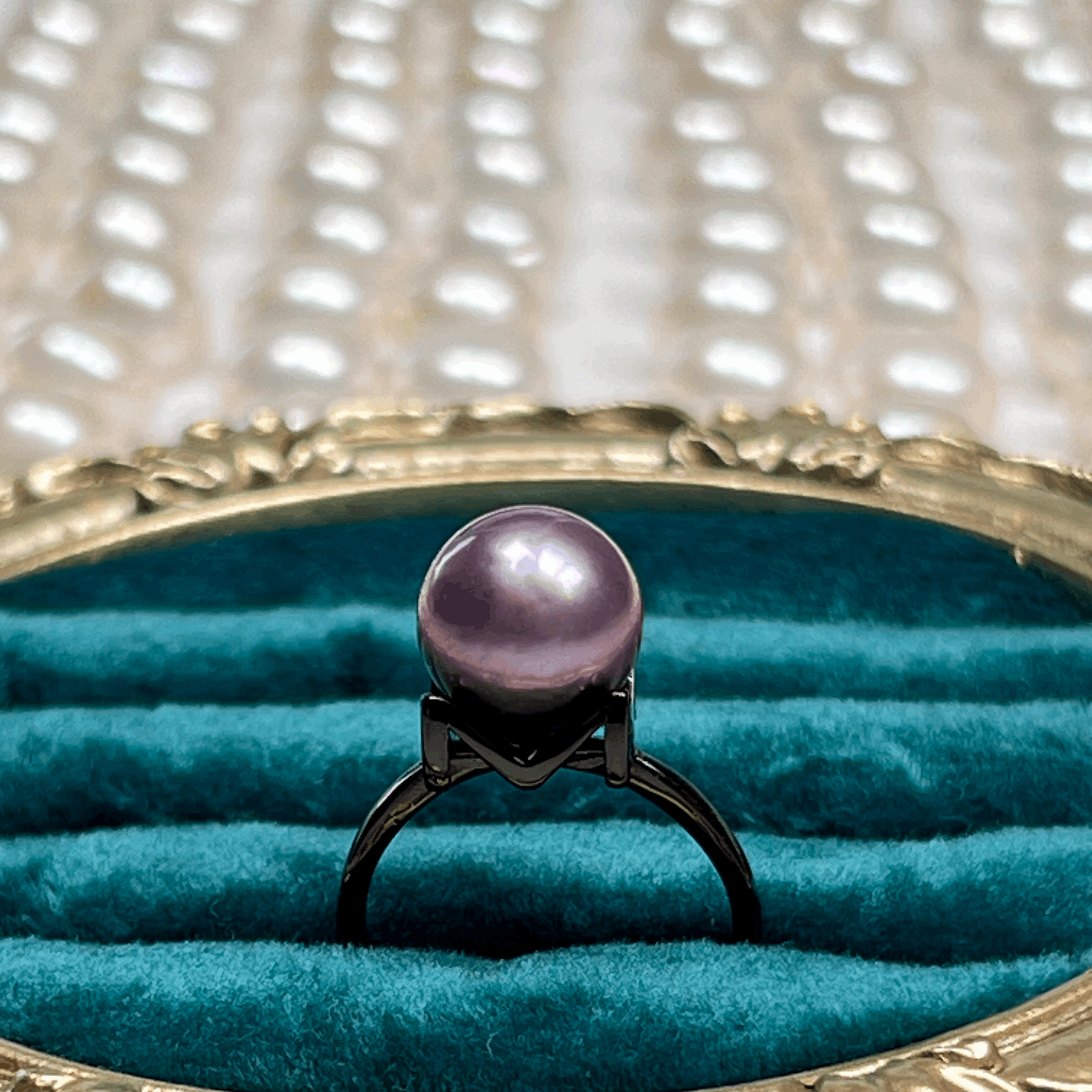 EASTERNPEARLISM【Black Knight 】S925 Silver Black M-Ring