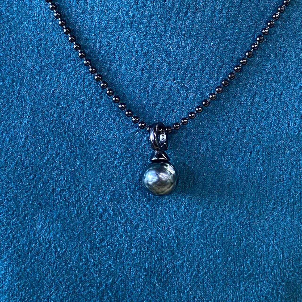 SECGLANCE【Black Knight 】S925 Silver Black Universal buckle pendant