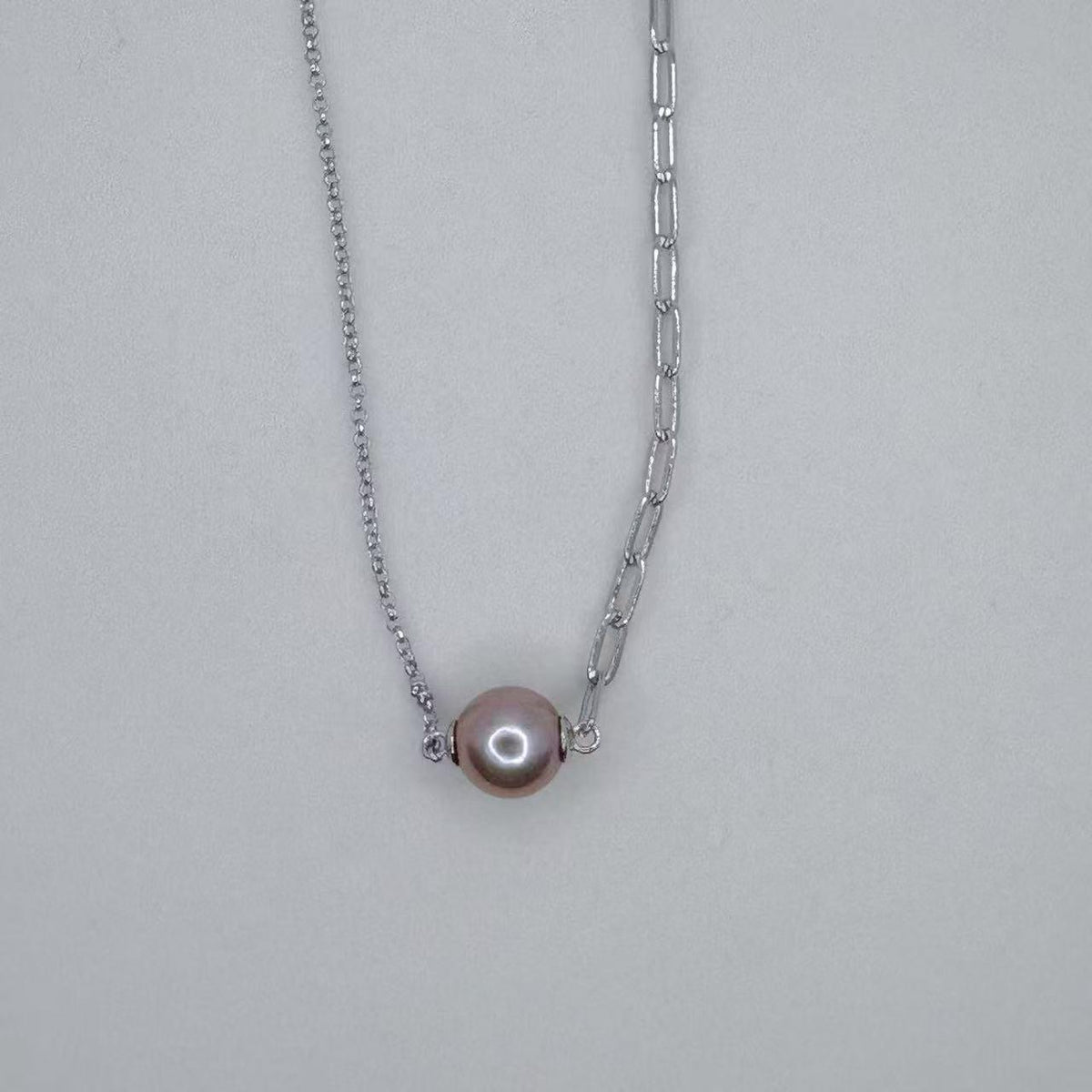 Fashion Pearl Necklace Freshwater Edison Pearl Necklace(9-10mm) -AFEN001