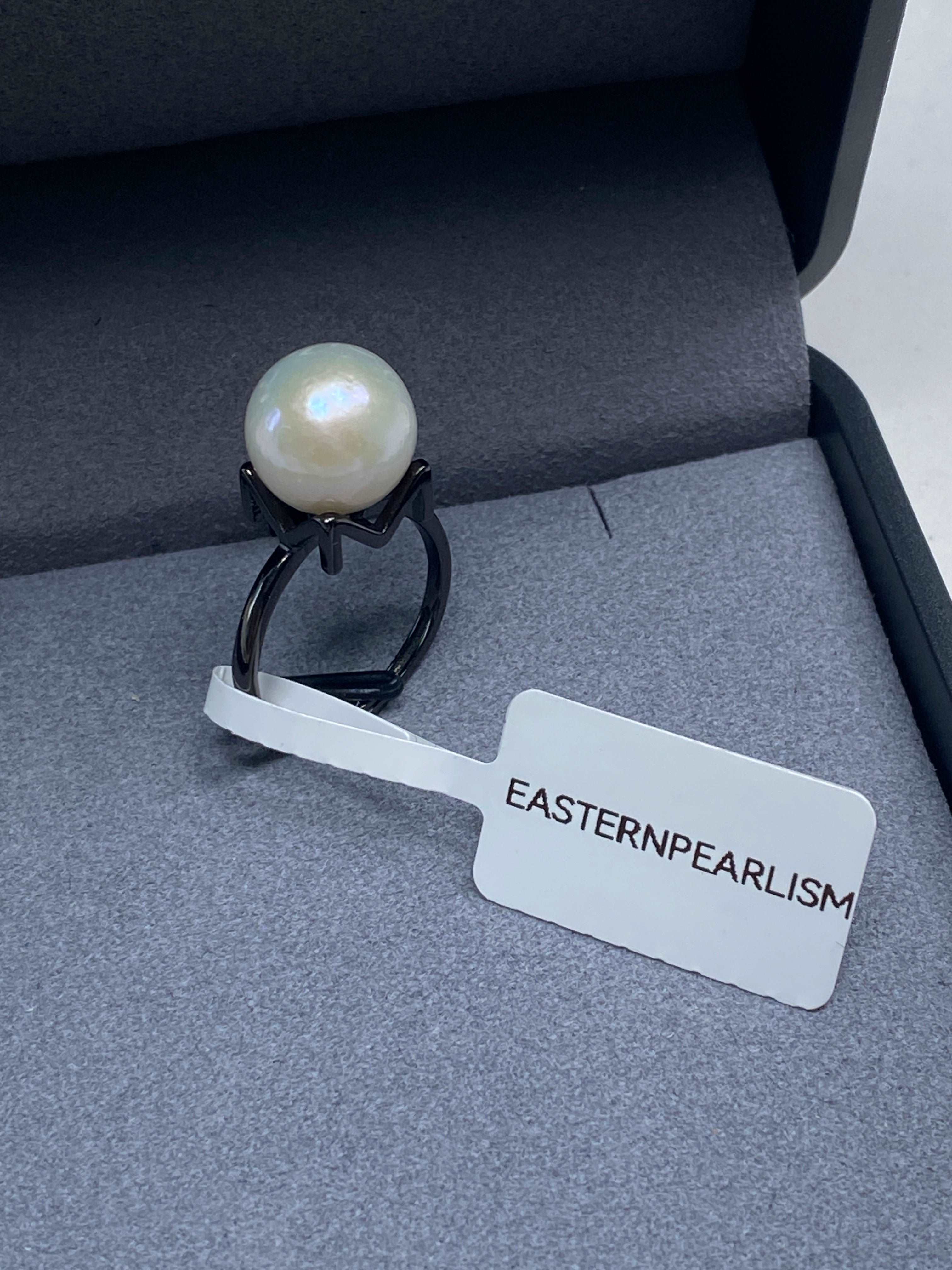 EASTERNPEARLISM【Black Knight 】S925 Silver Black M-Ring