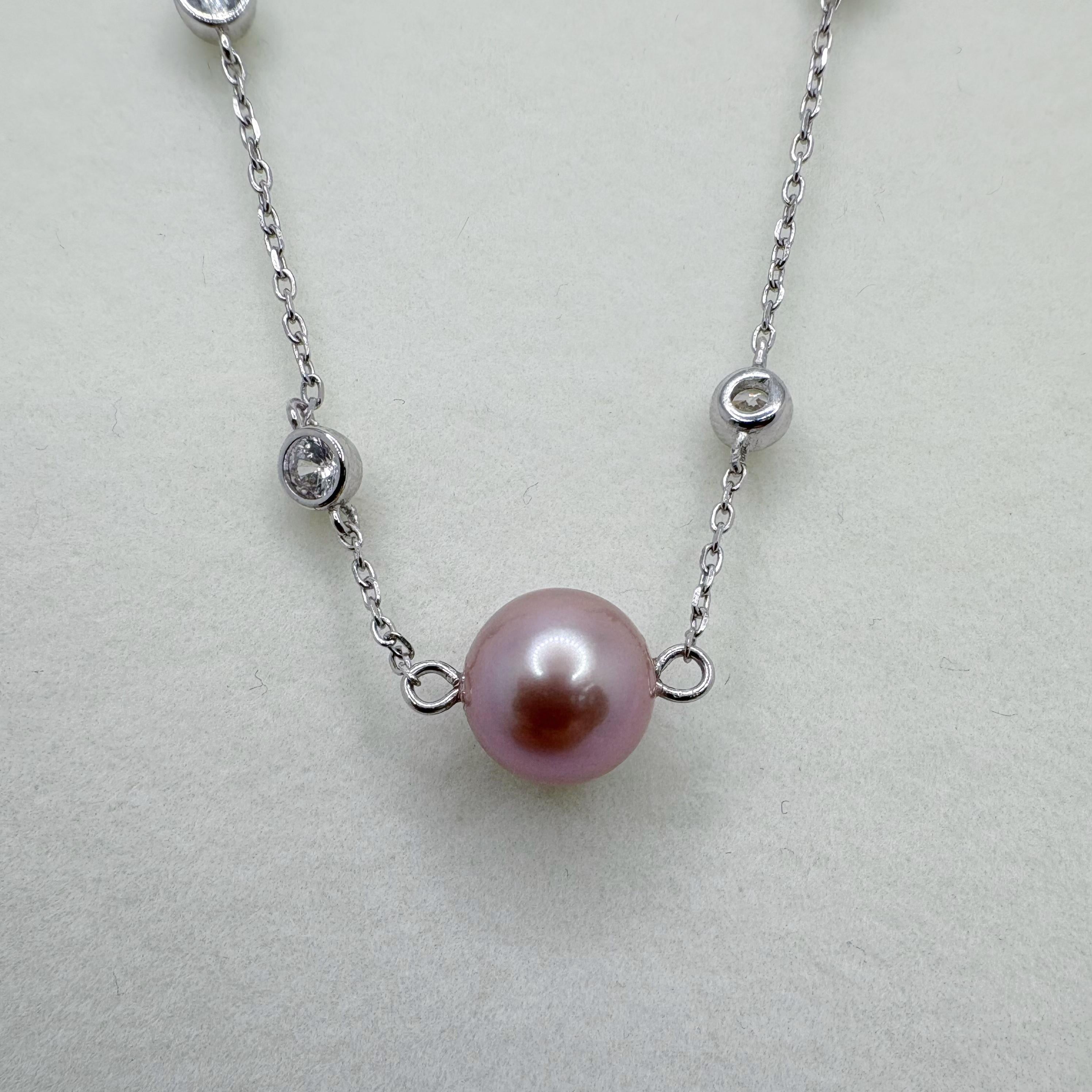 M Design Shiny Edison Pearl Bracelet Freshwater Pearl (9-10mm)-AFEB002