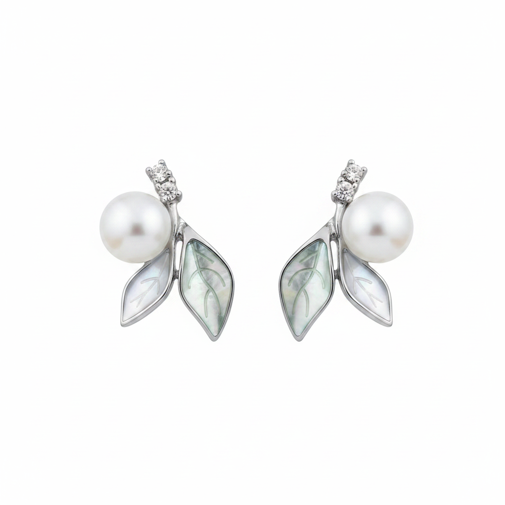 Pearl Earrings  with  Freshwater pearl gift  (20 pearls) [Open in live]｜Freshwater  Pearl  Earrings
