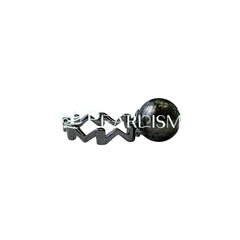 SECGLANCE 【Black Knight 】 S925 Silver Black Small M Ring