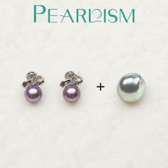 Pearl Earrings  with  Freshwater pearl gift  (20 pearls) [Open in live]｜Freshwater  Pearl  Earrings